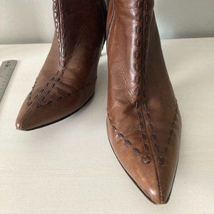 Zambrelli Brown Leather Boots